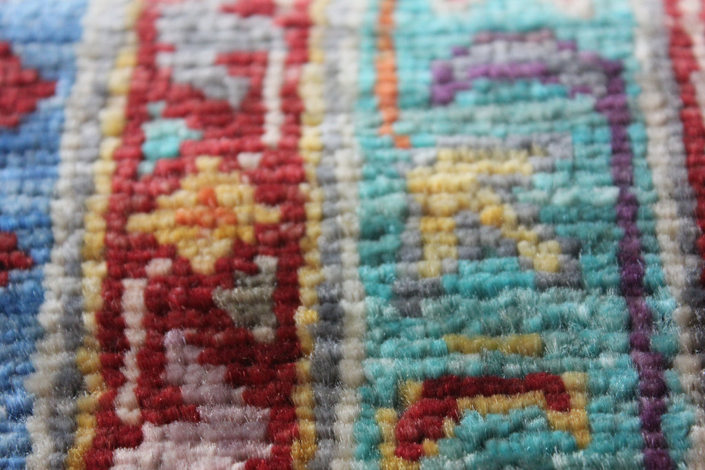 Grand Mamluk Revival in Gold & Azul – Hand-Knotted Wool | 9x12