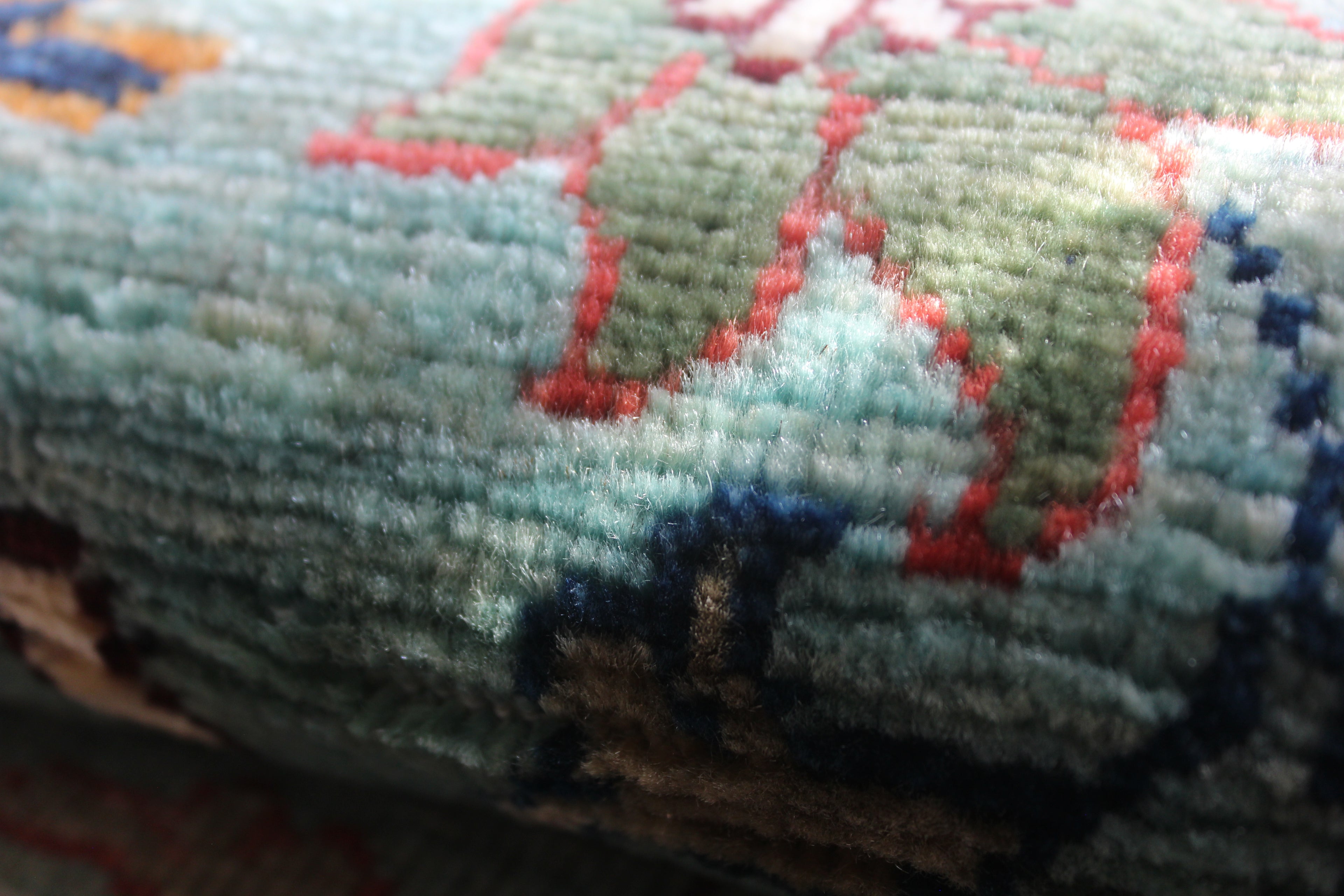 Afghan Sultani in Teal – Hand-Knotted Wool | 3x4
