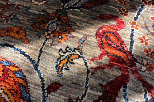 Afghan Chobi in Natural – Hand-Knotted Wool | 3x4