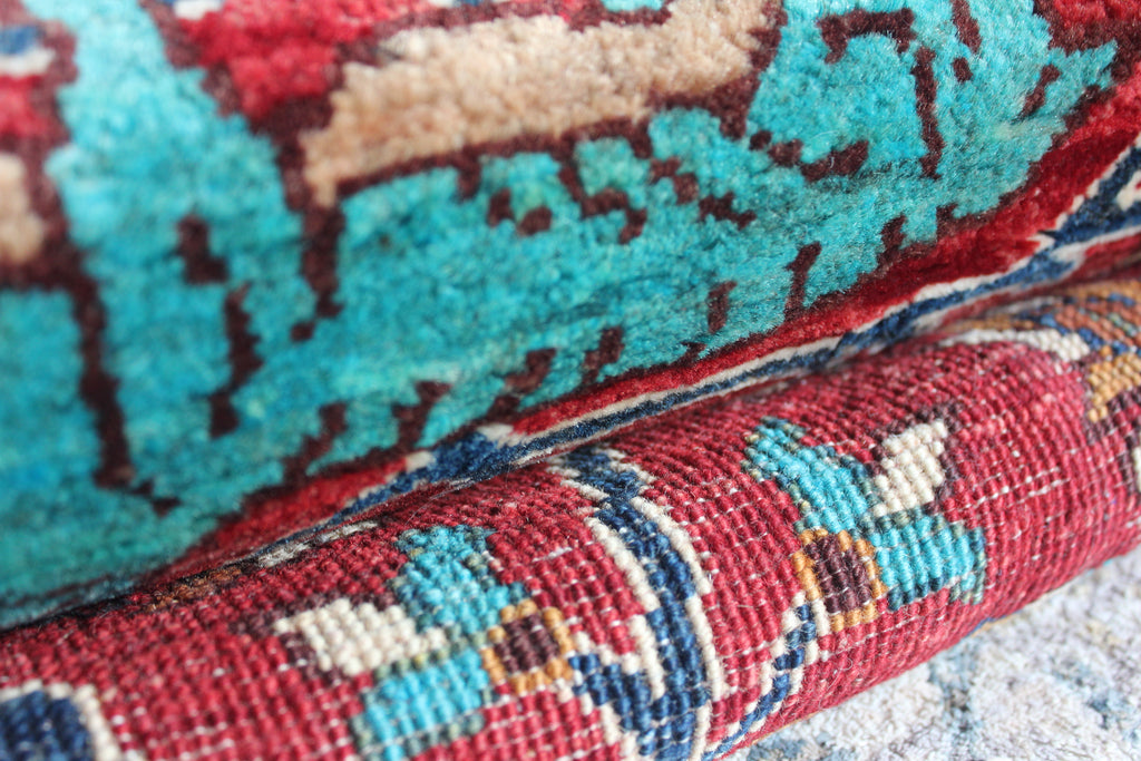 Afghan Chobi in Red – Hand-Knotted Wool | 3x4