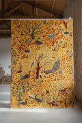 Afghan Chobi in Saffron – Hand-Knotted Wool | 6x9