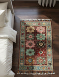 Afghan Tribal Turkmen in Maroon – Hand-Knotted Wool | 2x3