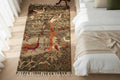 Afghan Chobi in Olive – Hand-Knotted Wool | 2x3
